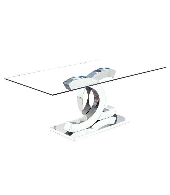 copy of Table basse laquée blanche Bermuda 41 cm(hauteur)120