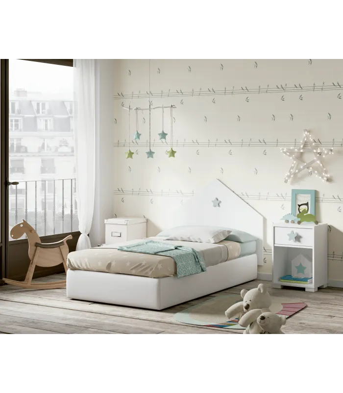 Cabecero juvenil Sweet blanco 80x100 cm.