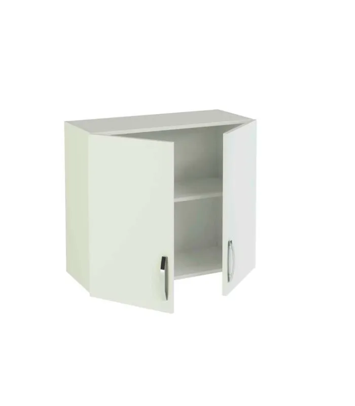 Mueble de cocina colgante blanco con 2 puertas