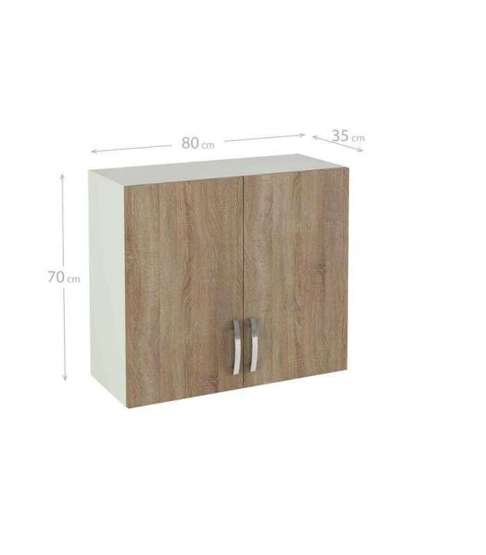 MD BLOCK Modelo Kit-Kit Mueble cocina para colgar con 2 puertas