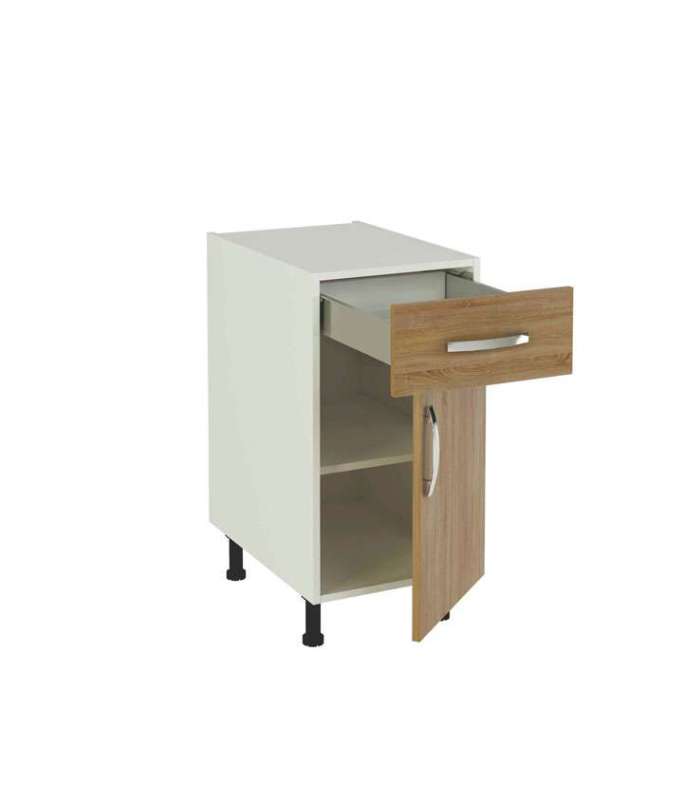 40 low kitchen furniture with 1 drawer and 1 door in various