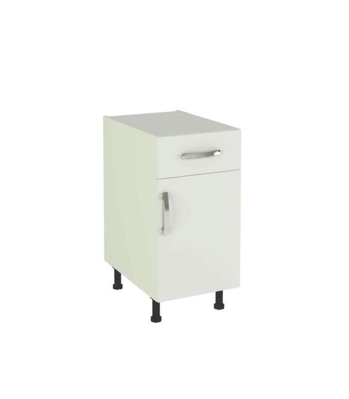 40 low kitchen furniture with 1 drawer and 1 door in various