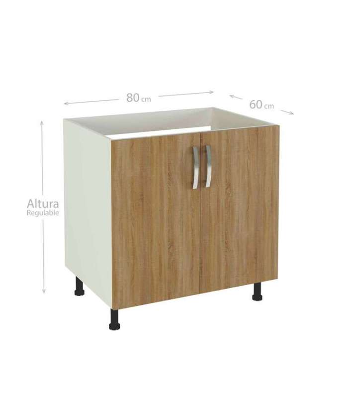 MD BLOCK Modelo Kit-Kit Mueble cocina fregadero 2 puertas en