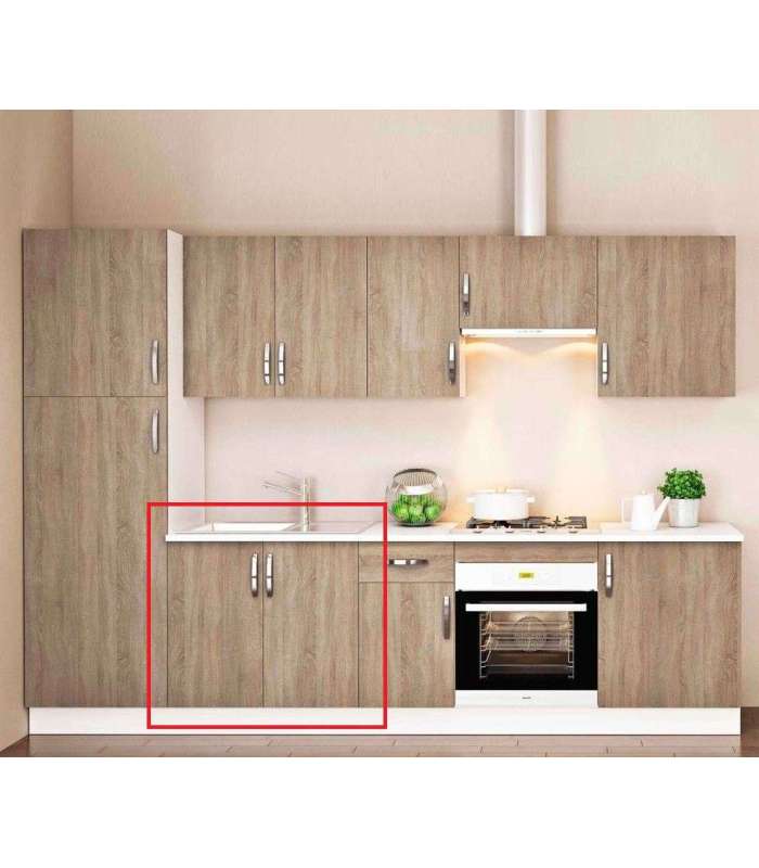 MD BLOCK Modelo Kit-Kit Mueble cocina fregadero 2 puertas en