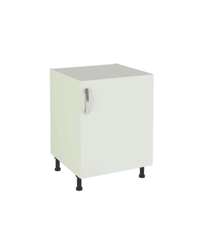 MD BLOCK Modelo Kit-Kit Mueble cocina con una puerta en blanco.