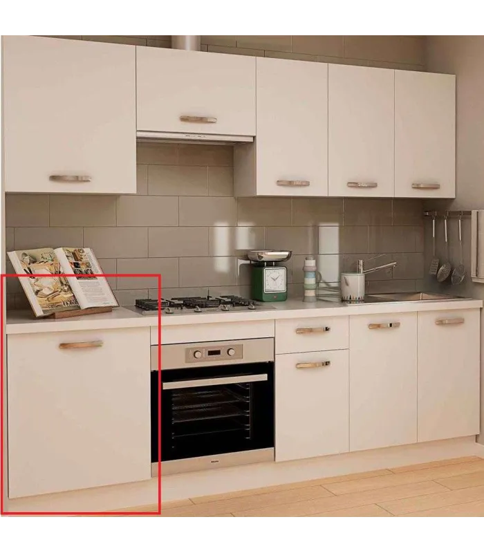 copy of Low kitchen furniture of 60 a door in various colors