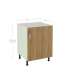 copy of Low kitchen furniture of 60 a door in various colors