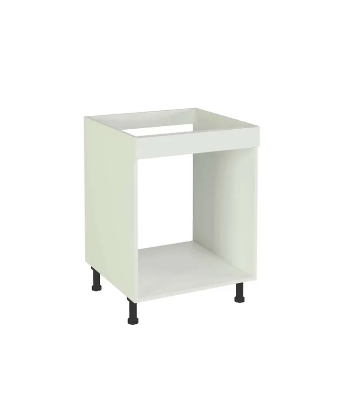 Mueble cocina blanco para horno, diseño funcional