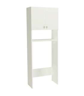 Mueble para lavadora blanco brillo, 64x180x36 cm