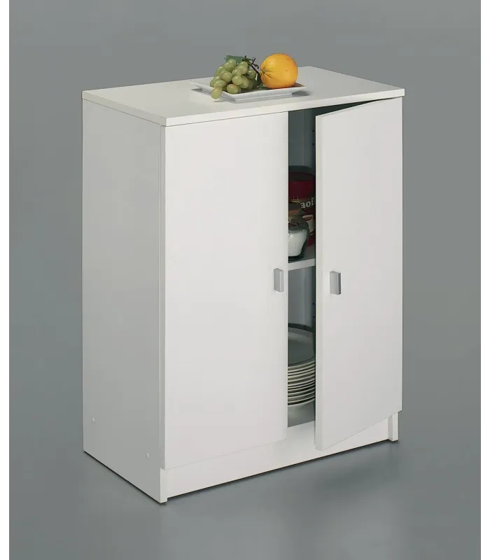 Armario bajo dos puertas Marbella blanco 60x80 cm