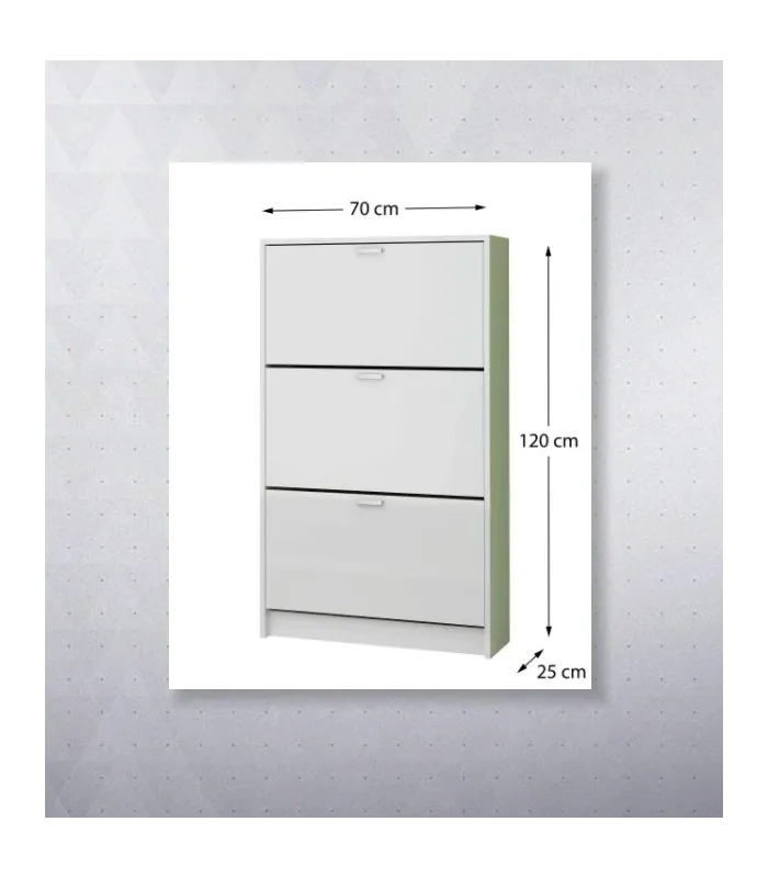 MD BLOCK Zapateros Mueble Zapatero 3 Trampones varios colores a