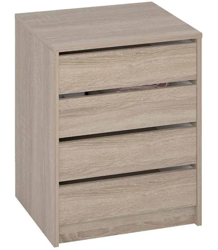 Cajonera Merise en roble, 61.4 cm alto