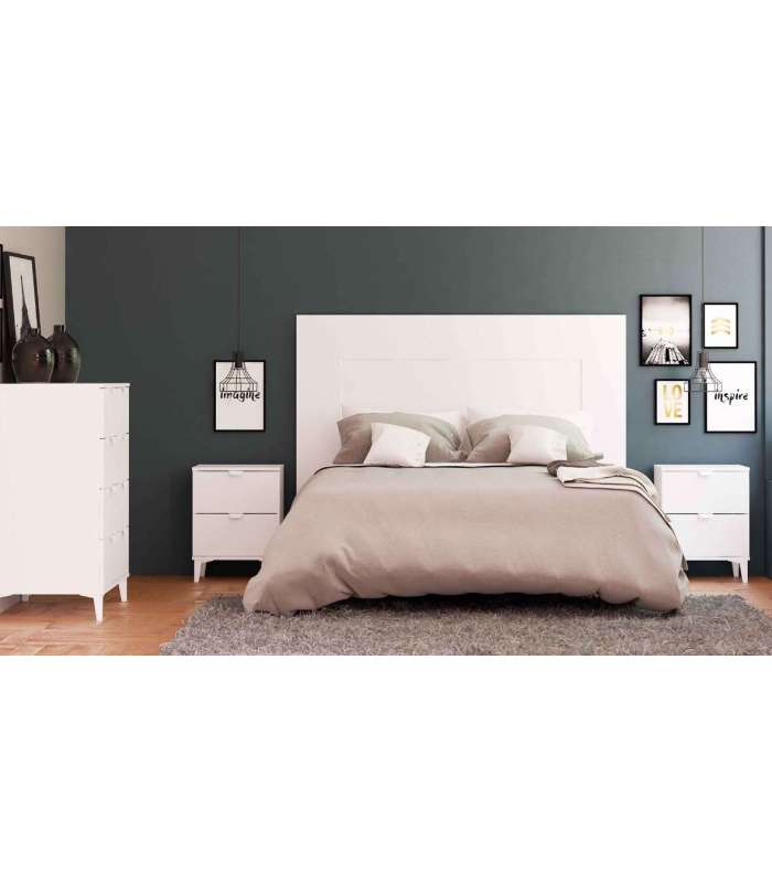 Headboard 160 cm wide in two colors.