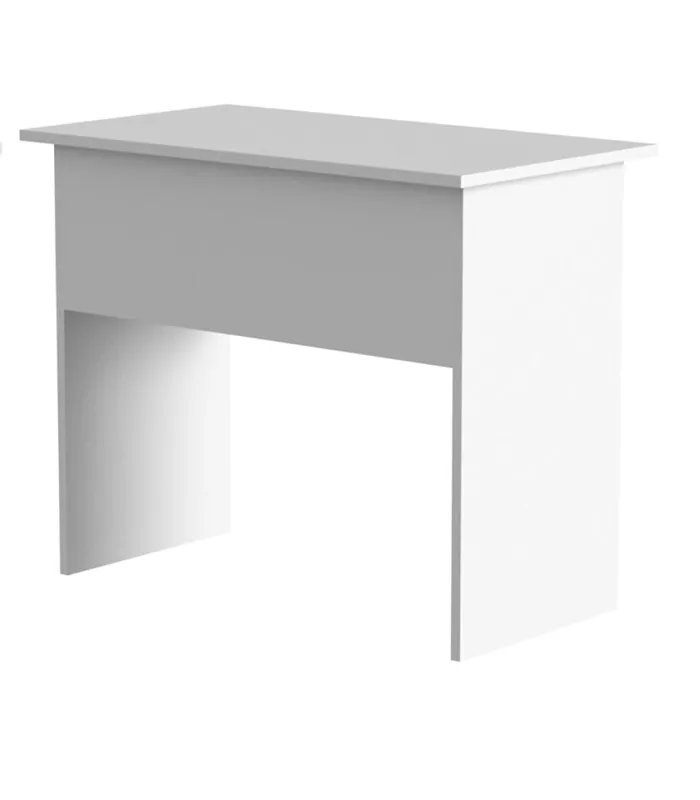 Escritorio Mate blanco con cajón elegante y funcional
