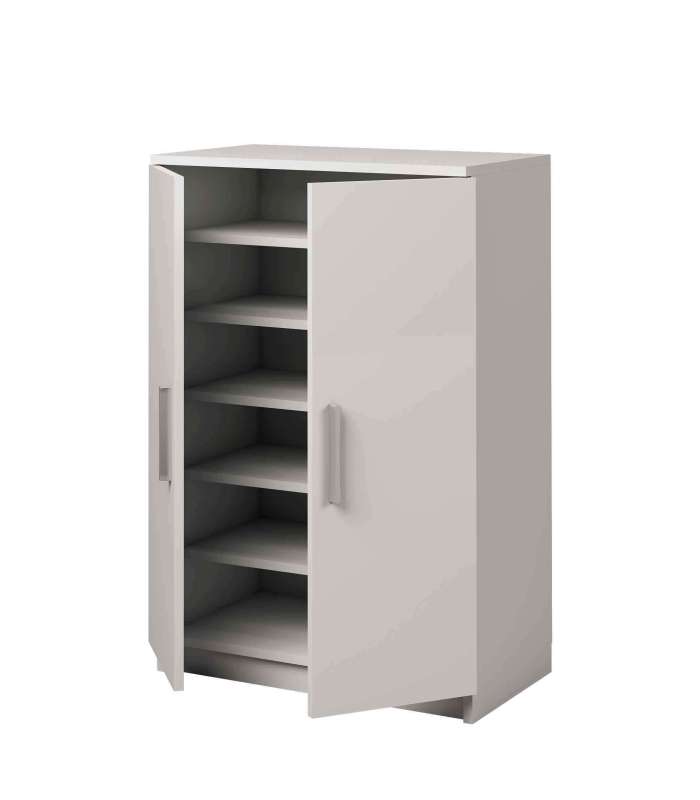 Multipurpose shoe cabinet under 60 cm wide Oak or White