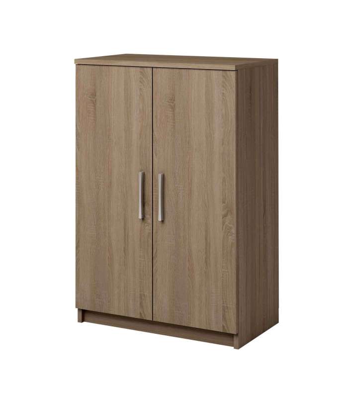 Multipurpose shoe cabinet under 60 cm wide Oak or White