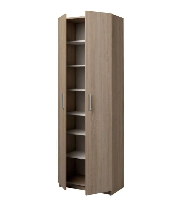 Armario Multiusos Urano en roble, 2 puertas
