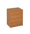 Cajonera Madrid em carvalho. 73,4 cm (alto)60 cm (largura)45 cm (back)