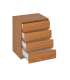 copy of Bloc-tiroirs pour armoire diverses couleurs 73,4