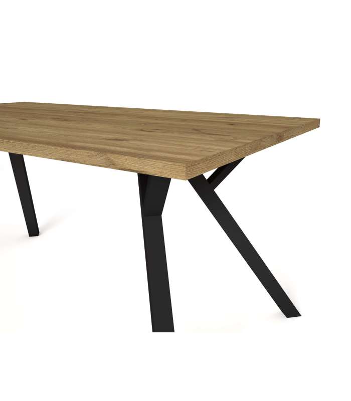 copy of MESA RECTANG EXTENS CANDI 140/200 CM ROBLE CLARO