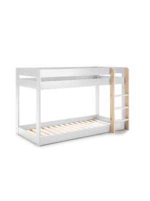 Litera juvenil Moira blanca/natural, 197x107.4x131.5cm