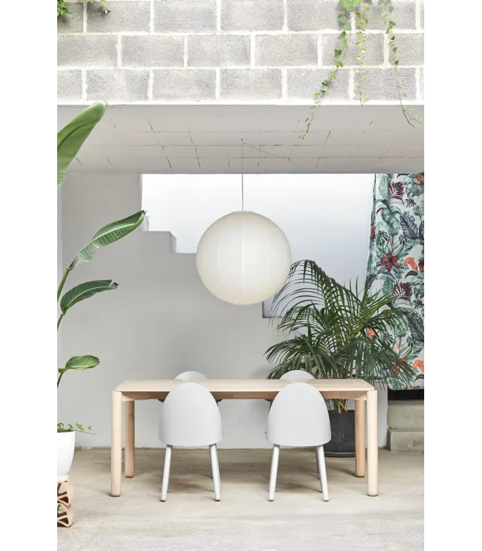 Mesa extensible Atlas en roble claro, 160/200cm