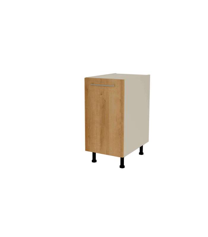 MD BLOCK Modelo Kit-Chef Mueble cocina bajo con 1 puerta en