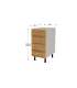 copy of 40 low kitchen furniture with drawers in various colors