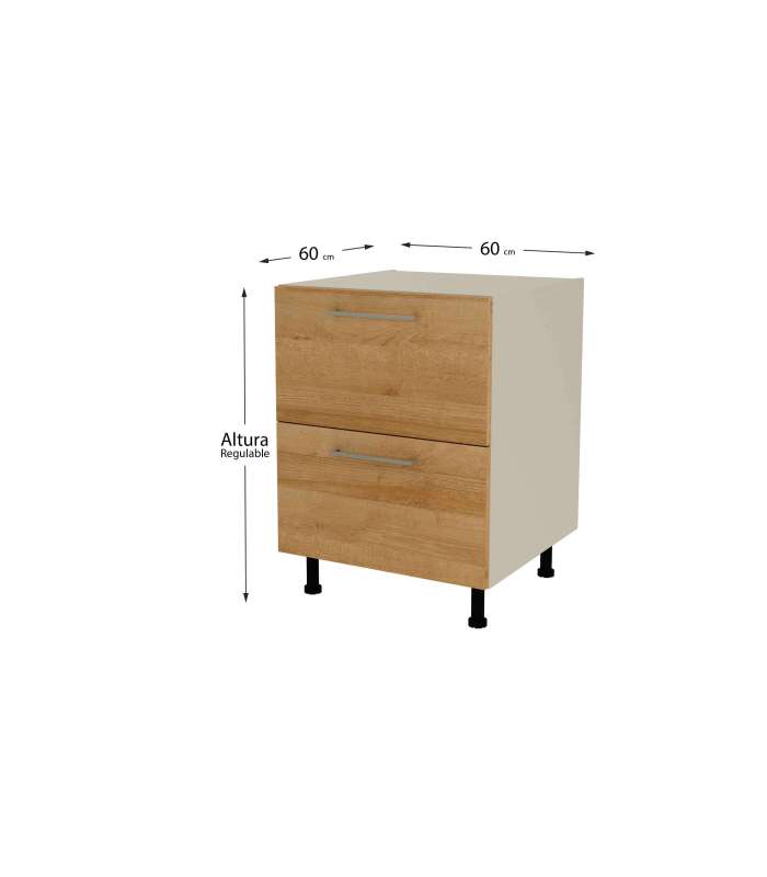 copy of Low kitchen furniture of 60 with drawers drawers in