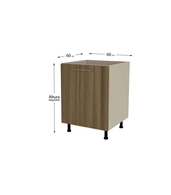 MD BLOCK Modelo Kit-Chef Mueble de cocina bajo para fregadero