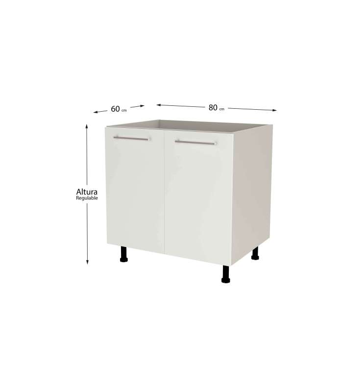 MD BLOCK Modelo Kit-Chef Mueble de cocina bajo para fregadero