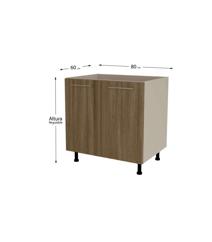 MD BLOCK Modelo Kit-Chef Mueble de cocina bajo para fregadero