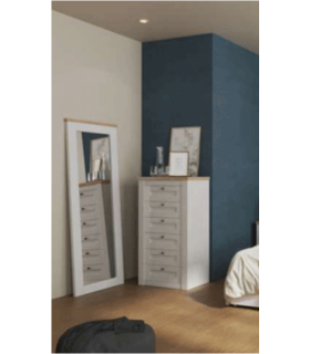 MBTIC Espejos Espejo vestidor para dormitorio modelo Kansas