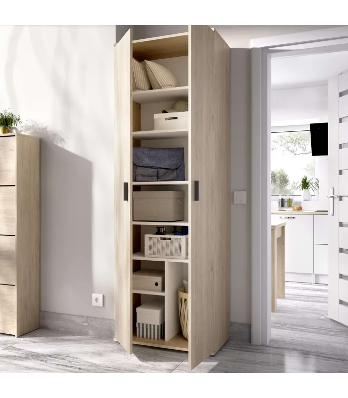 copy of White multipurpose cabinet 2 doors 6 shelves.