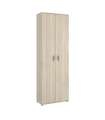 copy of Armoire polyvalente en finition blanche 2 portes 6 étagères 61 cm(L) 190 cm(H) 35 cm(P)