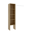 cópia de Cómoda básica para quarto 3 prateleiras acabamento branco 185,5 cm(altura)137,5 cm(largura)40,2 cm(profundidade)
