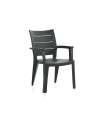Terraço cadeira ou jardim modelo Roma antracite finish.