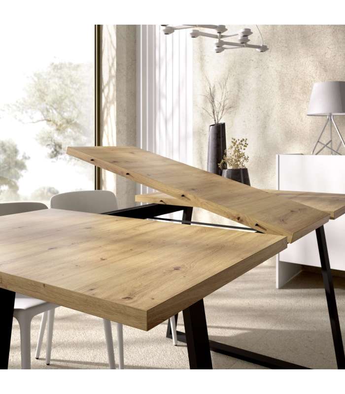 copy of Fixed lounge table Loft in wild oak white or black