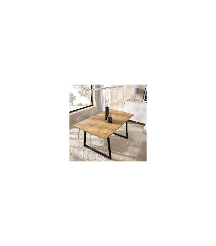 copy of Fixed lounge table Loft in wild oak white or black