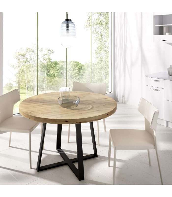 copy of Fixed lounge table Loft in wild oak white or black