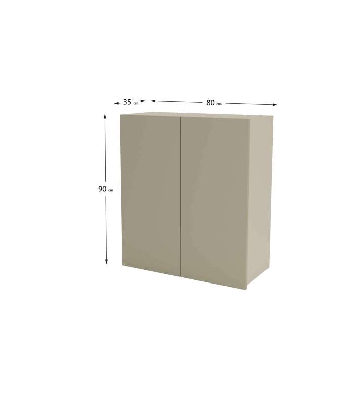 copy of 80 high kitchen furniture with 2 doors in various colors