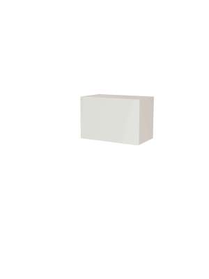 Loft com acabamento em branco fosco, 40x60x35 cm