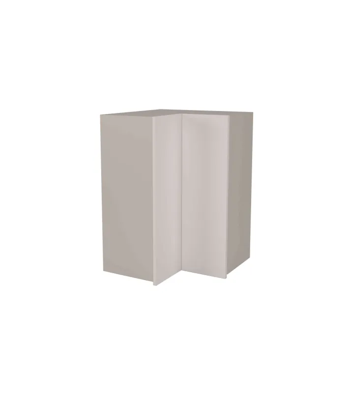 Mueble de cocina alto rincón en blanco mate, 90cm altura