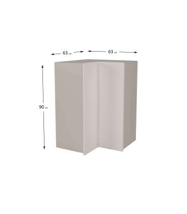 63x63 corner high kitchen furniture in various colors
