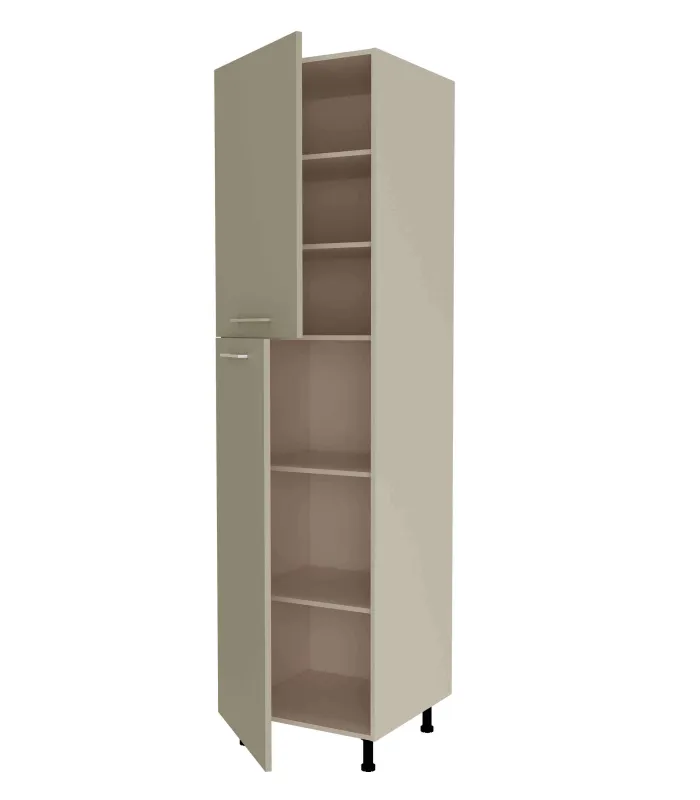 Coluna de distribuidor 2 portas, acabamento vison