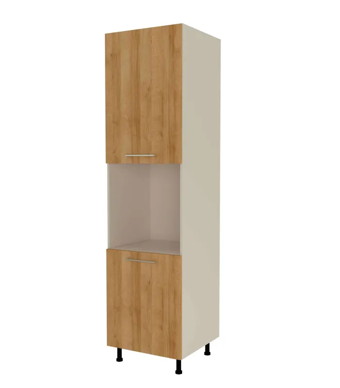 Forno coluna 2 portas carvalho vega 235x60x60 cm