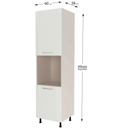 Column oven 60 with 2 doors in various colors