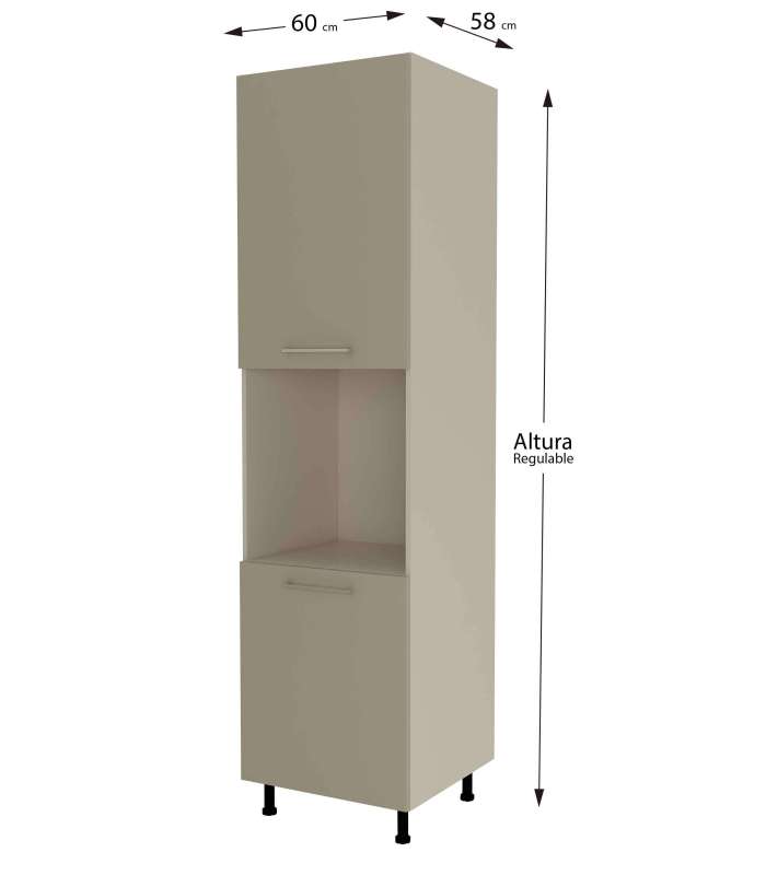 copy of Column oven 60 with 2 doors in various colors