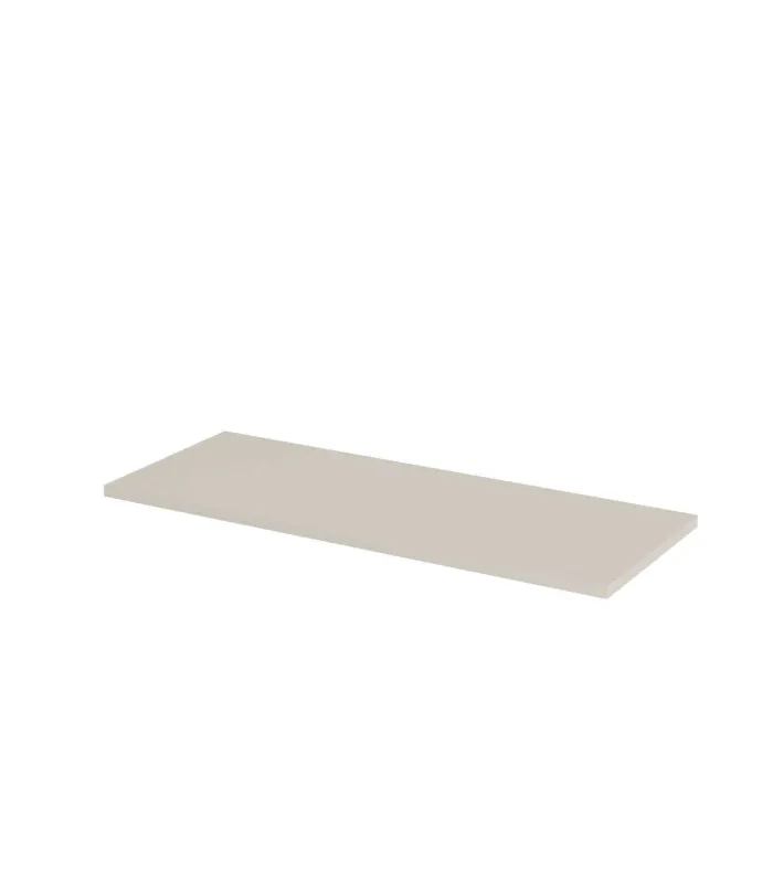 Costado visto blanco mate para muebles altos