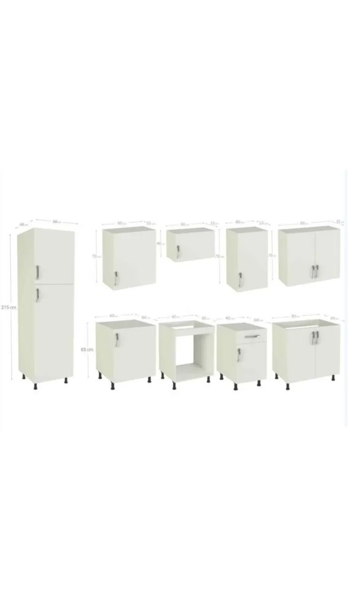 Full kitchen 3 meters white KIT-KIT